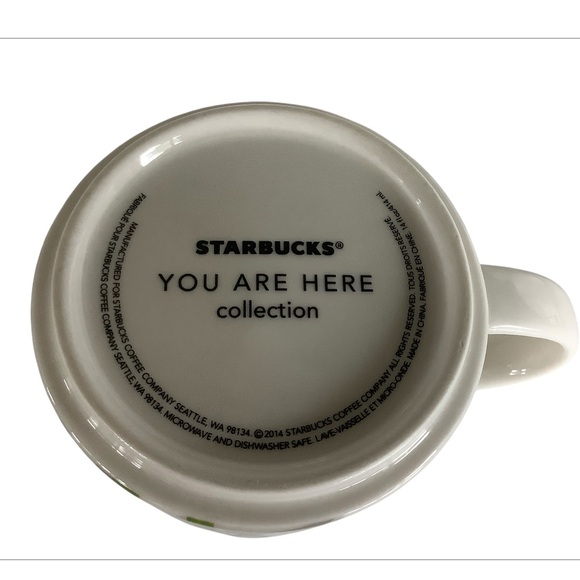 Starbucks Arizona You are Here Orange and White Mug with Southwestern Design - Picture 5 of 5